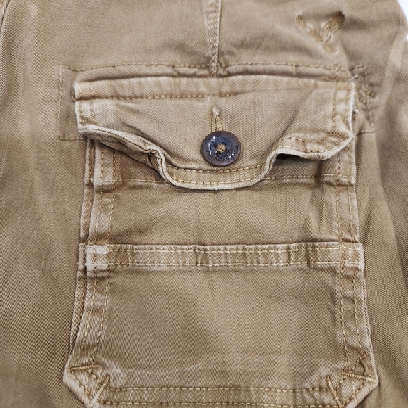 American Eagle Shorts Mens Size 30 Tan Classic Active Flex Khaki Cargo P… - Picture 5 of 13
